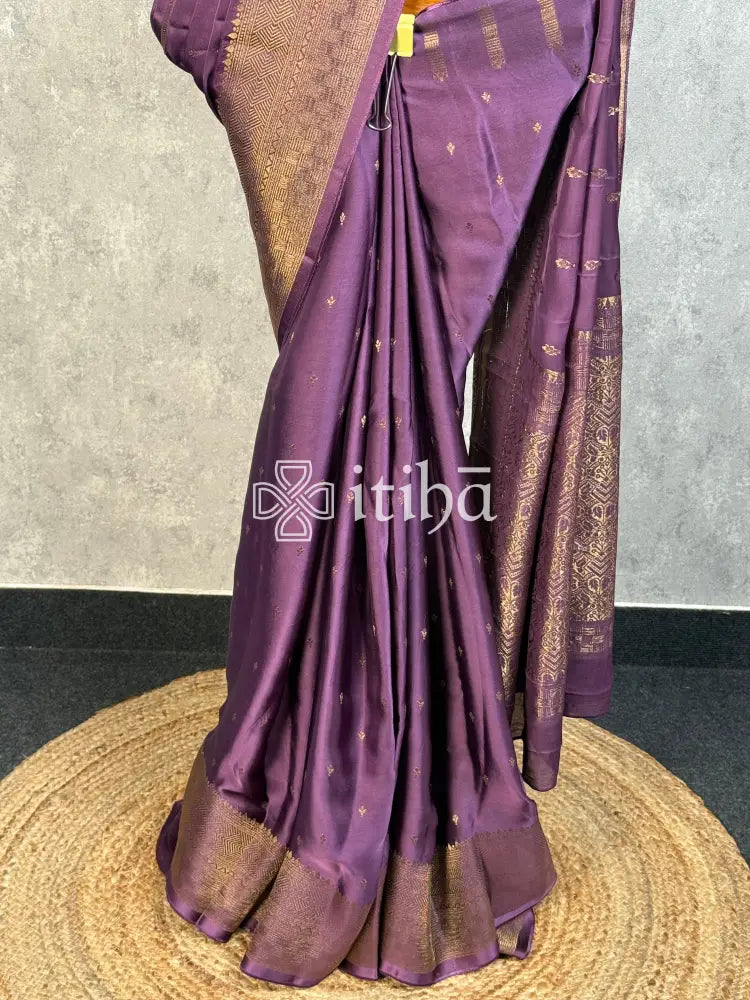 SATIN SILK BANARASI SAREE