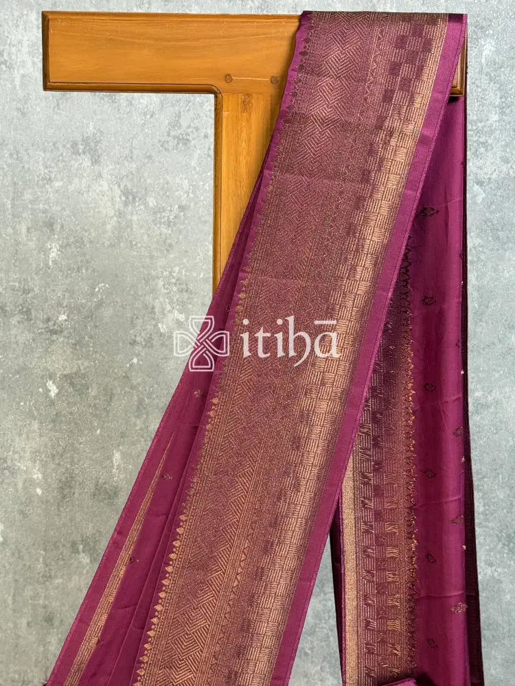 SATIN SILK BANARASI SAREE