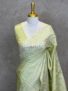 SATIN TUSSAR EMBROIDERY SAREE
