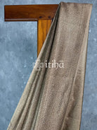 SEMI CHANDERI BROCADE BANARASI SAREE