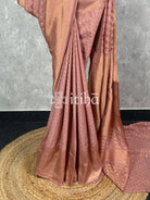 SEMI CREPE GOLD ZARI BANARASI SAREE