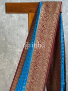 SEMI CREPE GOLD ZARI BANARASI SAREE
