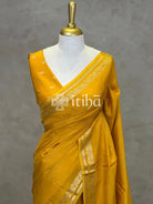 SEMI CREPE SILK BANARASI SAREE