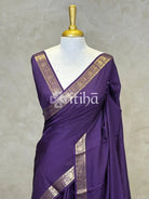 SEMI CREPE SILK BANARASI SAREE