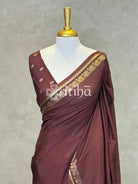 SEMI CREPE SILK BANARASI SAREE