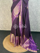 SEMI CREPE SILK BANARASI SAREE
