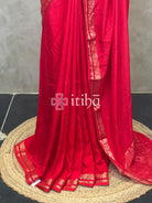 SEMI CREPE SILK BANARASI SAREE