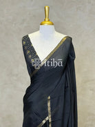 SEMI CREPE SILK BANARASI SAREE