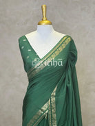 SEMI CREPE SILK BANARASI SAREE