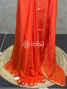 SEMI CREPE SILK BANARASI SAREE