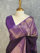 SEMI CREPE SILK BANARASI SAREE