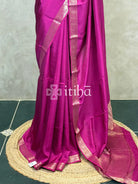 SEMI CREPE SILK BANARASI SAREE