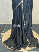 SEMI CREPE SILK BANARASI SAREE
