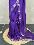 SEMI CREPE SILK BANARASI SAREE