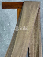 SEMI GEORGETTE ANTIQUE ZARI BANARASI SAREE
