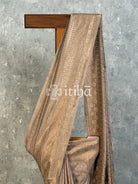 SEMI GEORGETTE ANTIQUE ZARI BANARASI SAREE