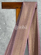 SEMI GEORGETTE ANTIQUE ZARI BANARASI SAREE