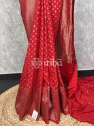 SEMI GEORGETTE ANTIQUE ZARI BANARASI SAREE