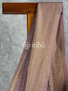 SEMI GEORGETTE ANTIQUE ZARI BANARASI SAREE