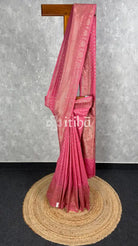 SEMI GEORGETTE ANTIQUE ZARI BANARASI SAREE