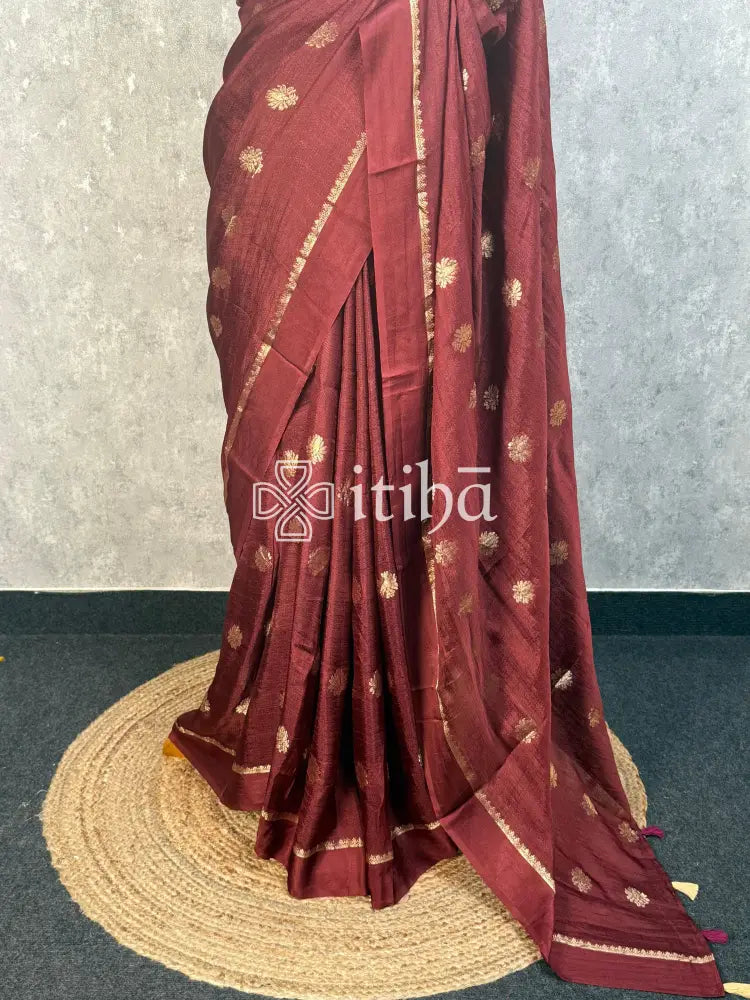 SEMI JUTE BANARASI SAREE
