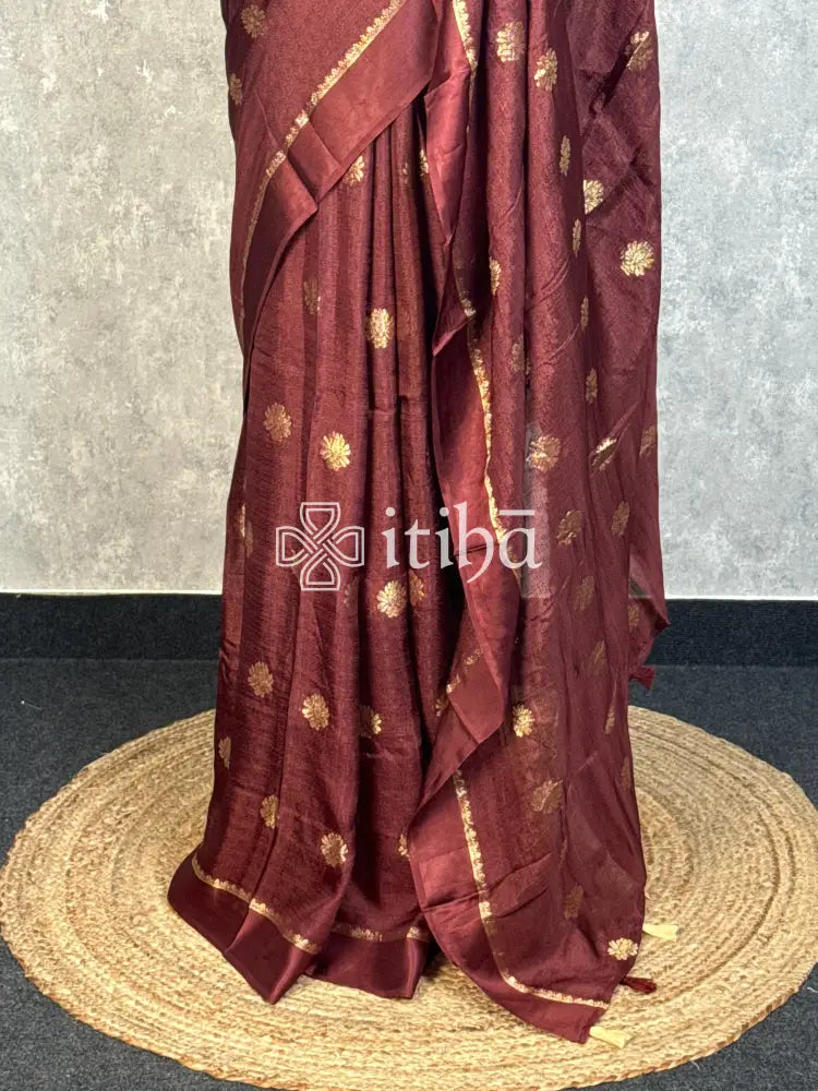 SEMI JUTE BANARASI SAREE