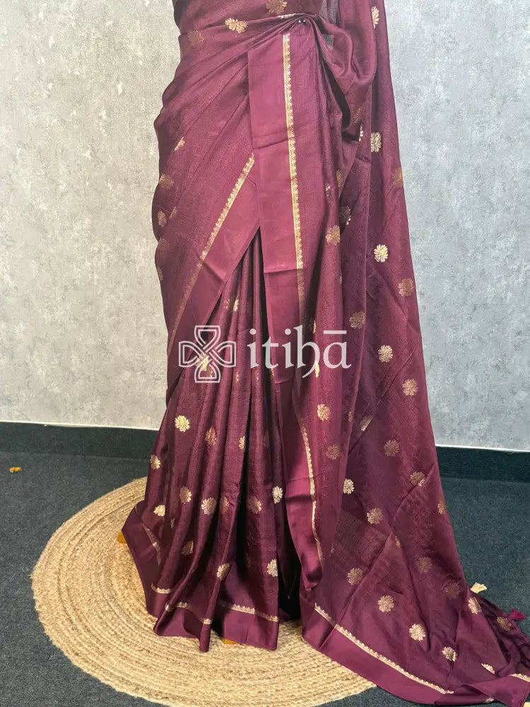 SEMI JUTE BANARASI SAREE