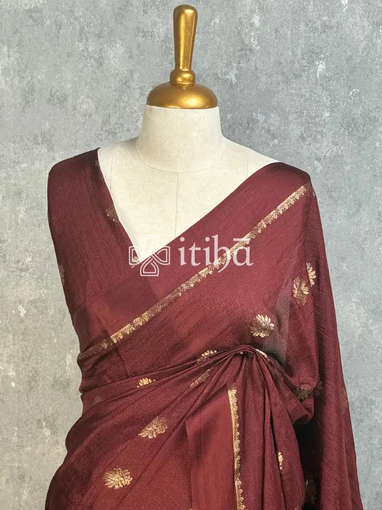 SEMI JUTE BANARASI SAREE