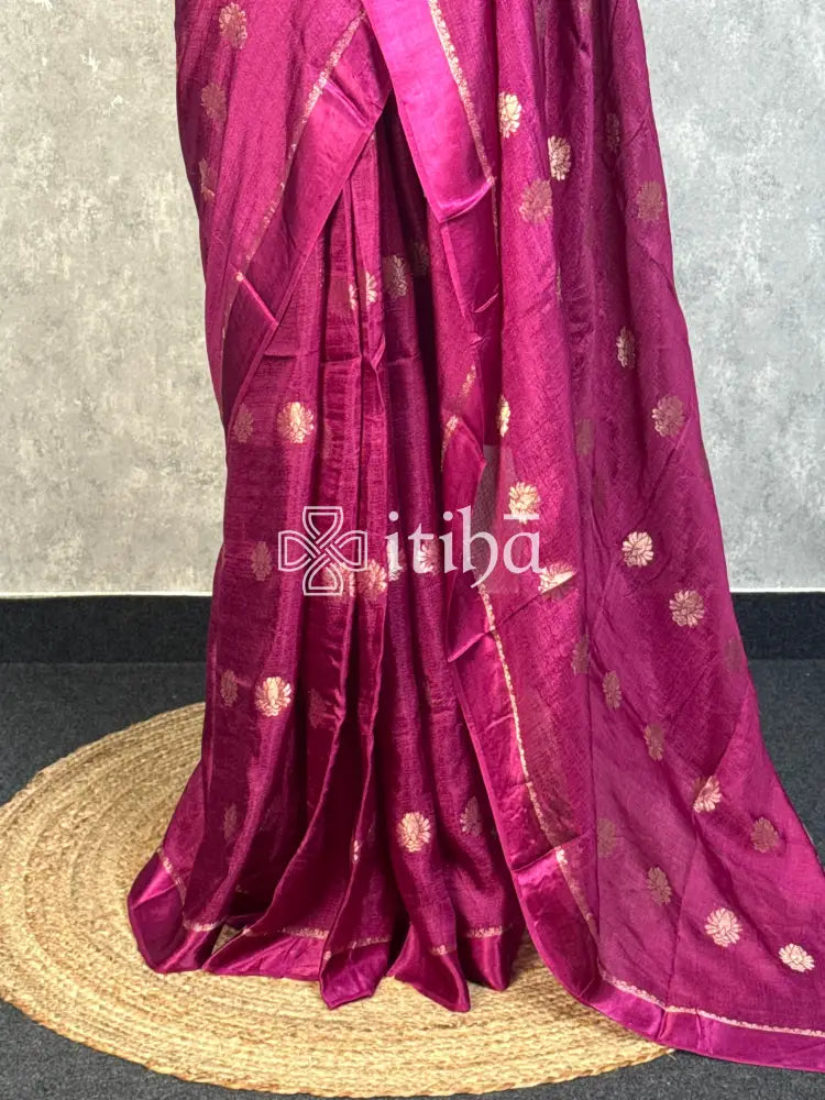 SEMI JUTE BANARASI SAREE