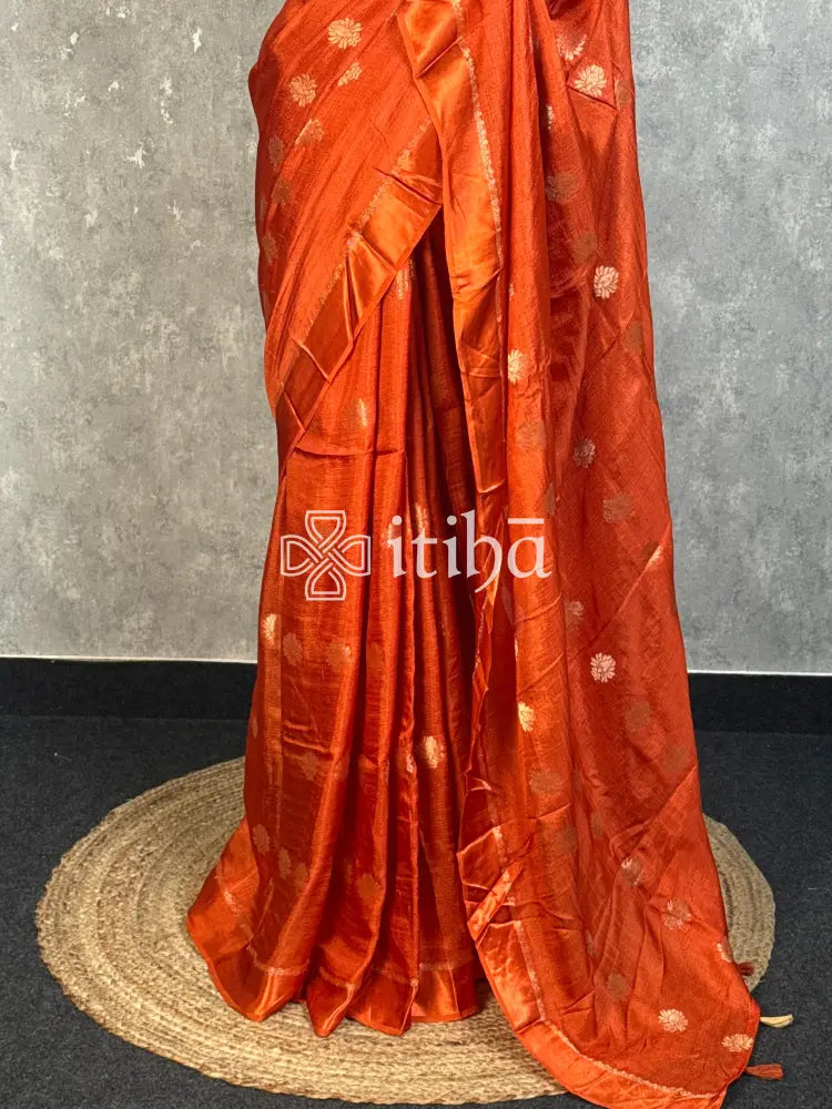 SEMI JUTE BANARASI SAREE