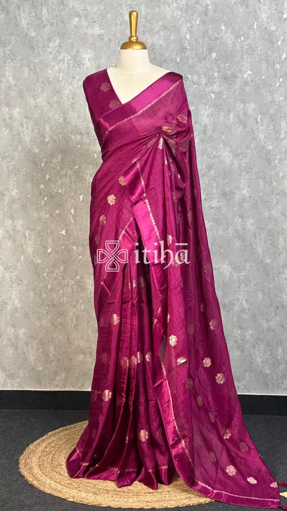 SEMI JUTE BANARASI SAREE