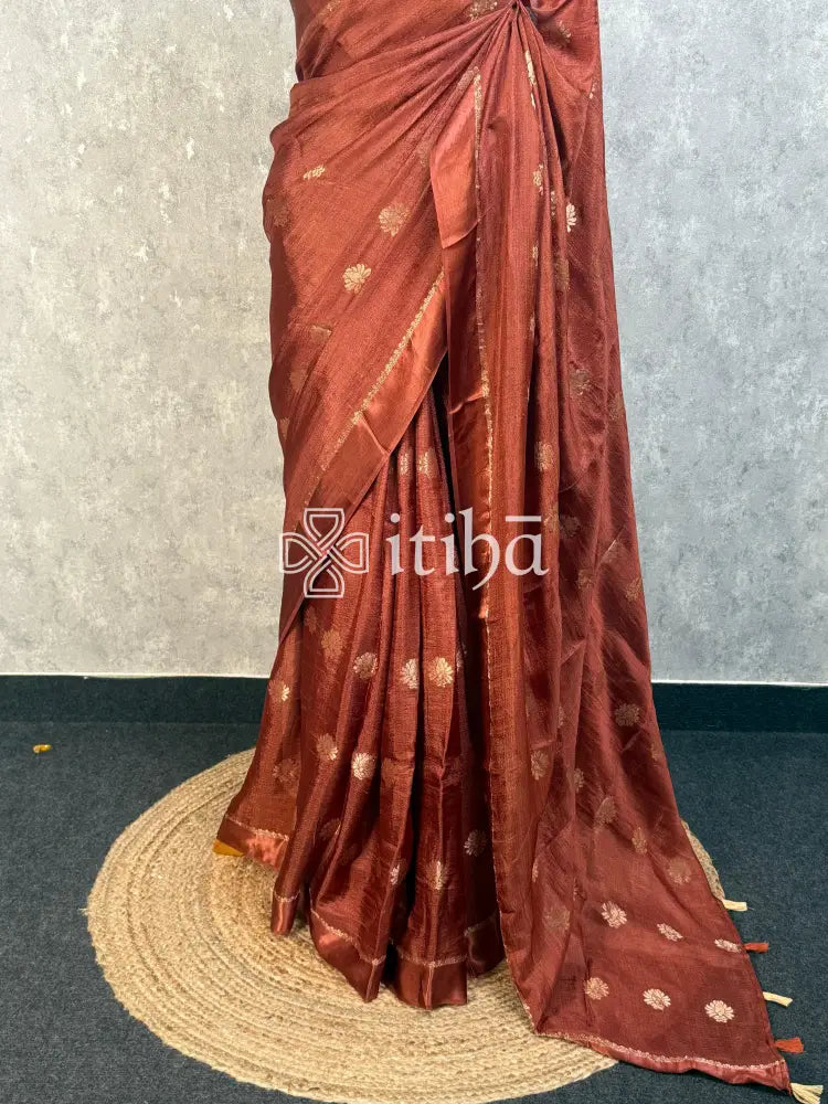 SEMI JUTE BANARASI SAREE