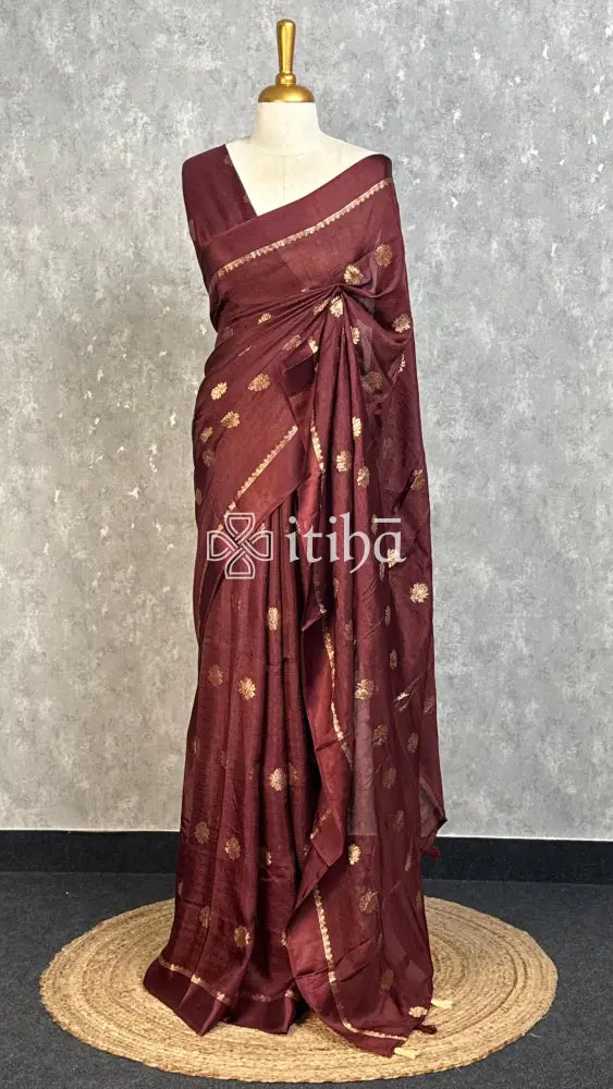SEMI JUTE BANARASI SAREE