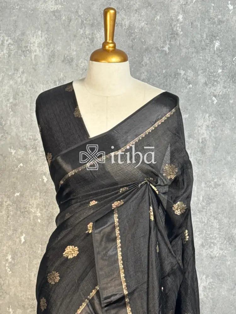 SEMI JUTE BANARASI SAREE