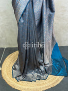 SEMI KATAN ANTIQUE ZARI BANARASI SAREE