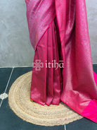 SEMI KATAN ANTIQUE ZARI BANARASI SAREE
