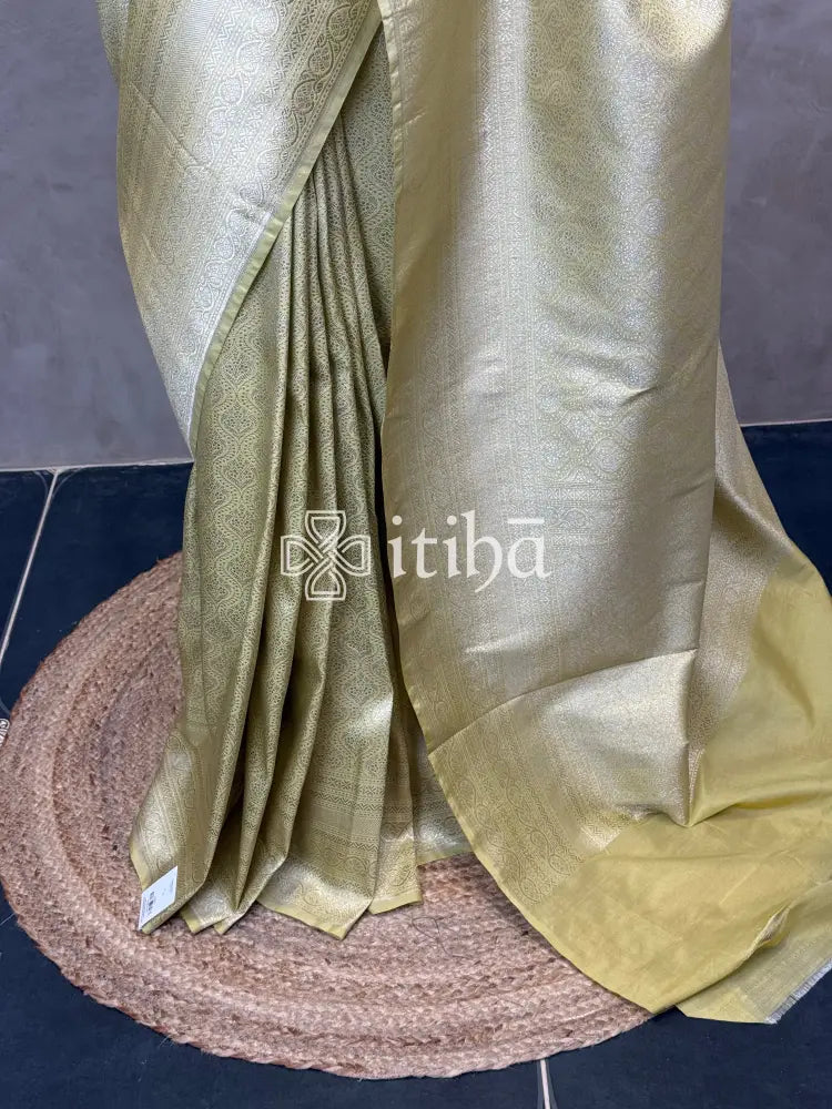 SEMI KATAN WATER ZARI BROCADE BANARASI SAREE