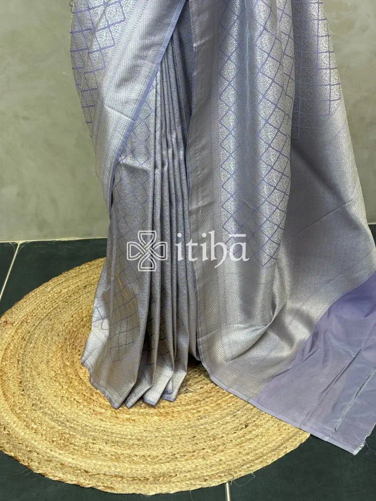 SEMI KATAN WATER ZARI BROCADE BANARASI SAREE