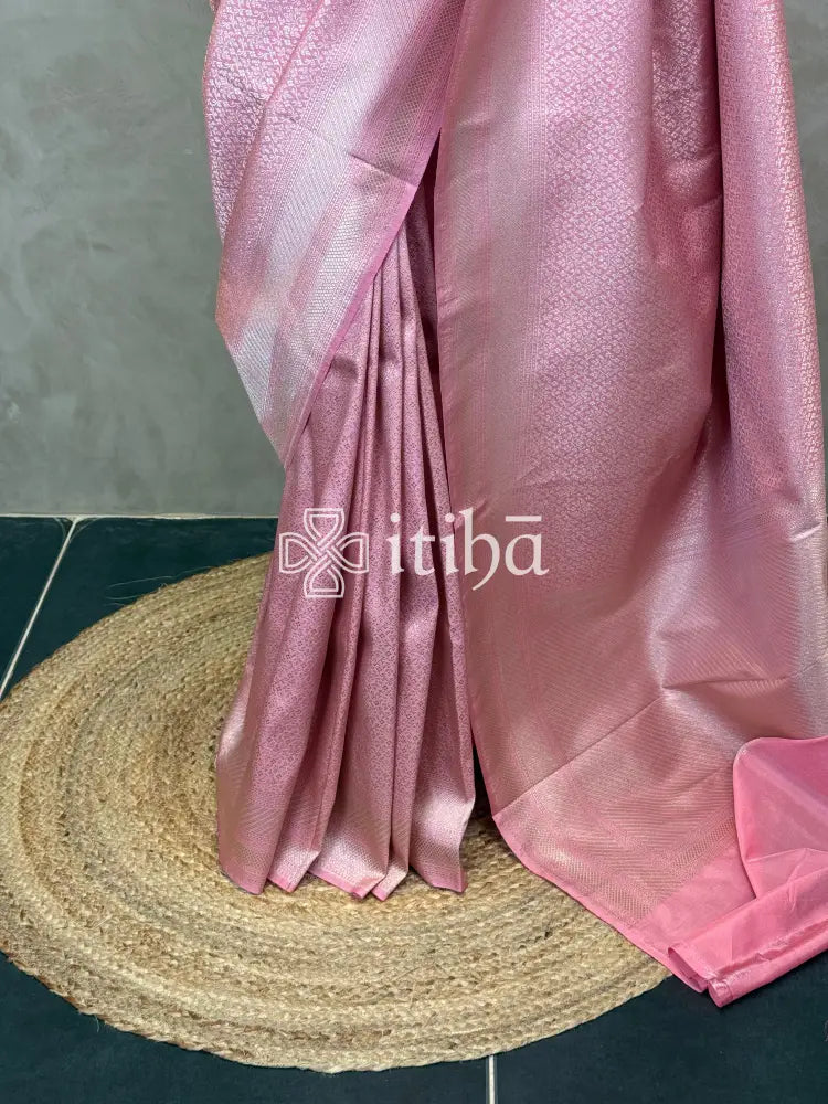SEMI KATAN WATER ZARI BROCADE BANARASI SAREE