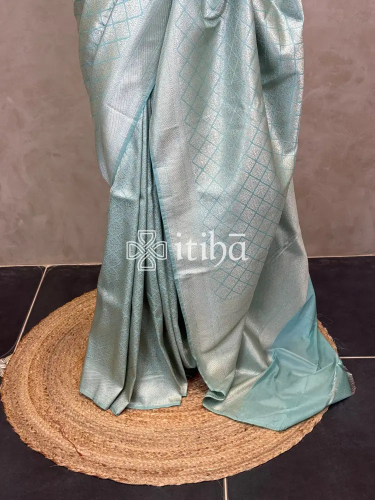 SEMI KATAN WATER ZARI BROCADE BANARASI SAREE