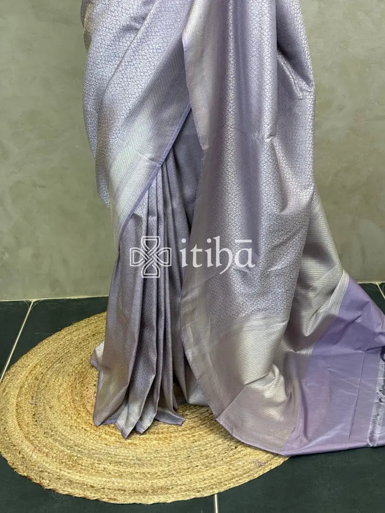 SEMI KATAN WATER ZARI BROCADE BANARASI SAREE