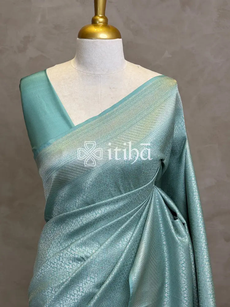 SEMI KATAN WATER ZARI BROCADE BANARASI SAREE