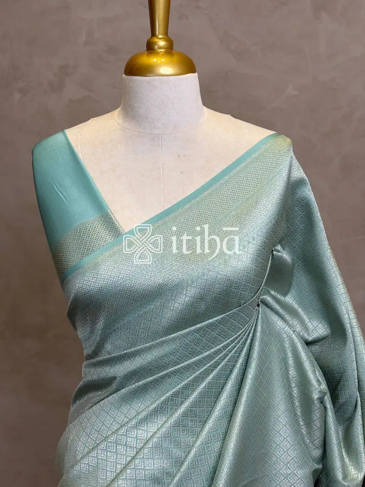 SEMI KATAN WATER ZARI BROCADE BANARASI SAREE