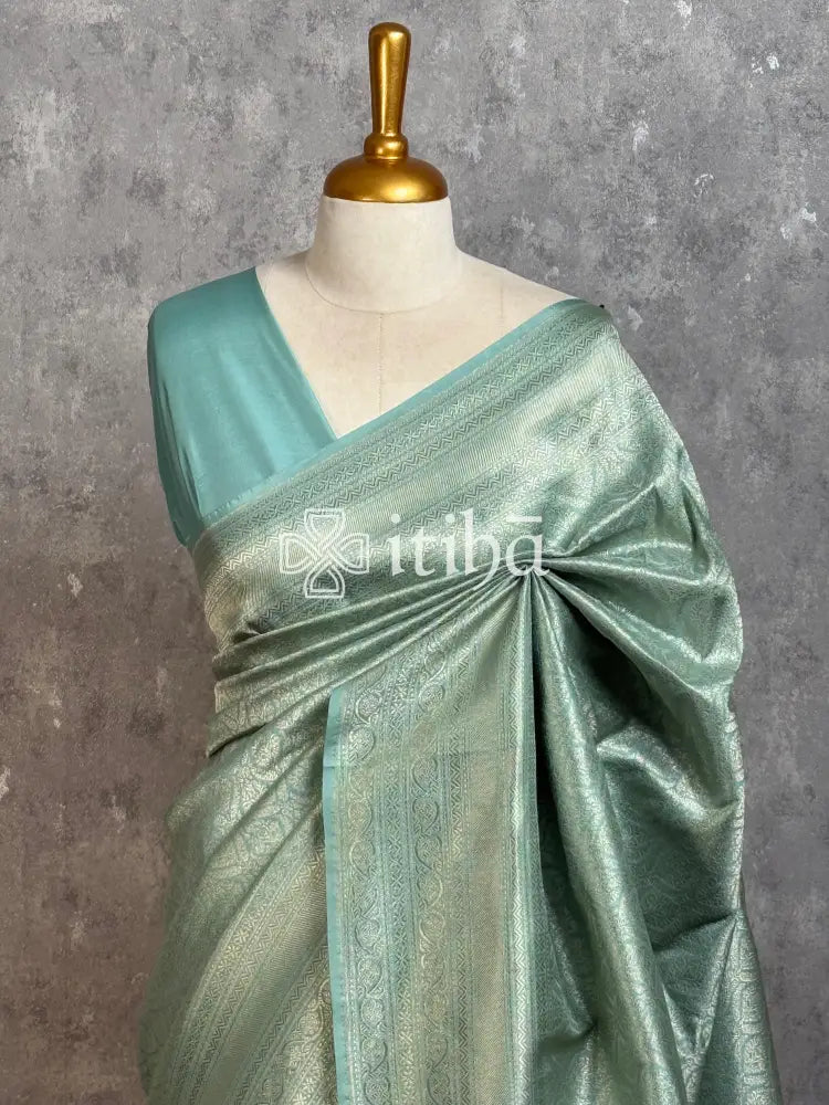 SEMI KATAN WATER ZARI BROCADE BANARASI SAREE