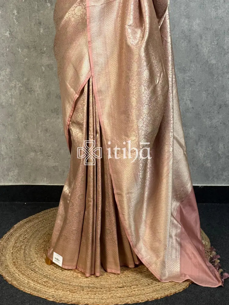 SEMI KATAN WATER ZARI BROCADE BANARASI SAREE