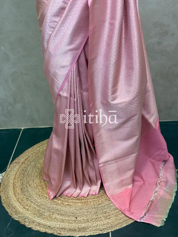SEMI KATAN WATER ZARI BROCADE BANARASI SAREE