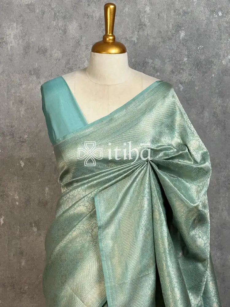 SEMI KATAN WATER ZARI BROCADE BANARASI SAREE
