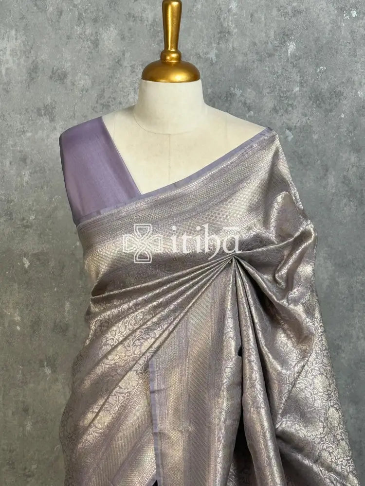 SEMI KATAN WATER ZARI BROCADE BANARASI SAREE