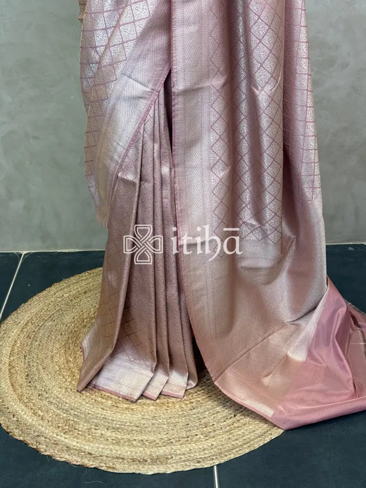 SEMI KATAN WATER ZARI BROCADE BANARASI SAREE