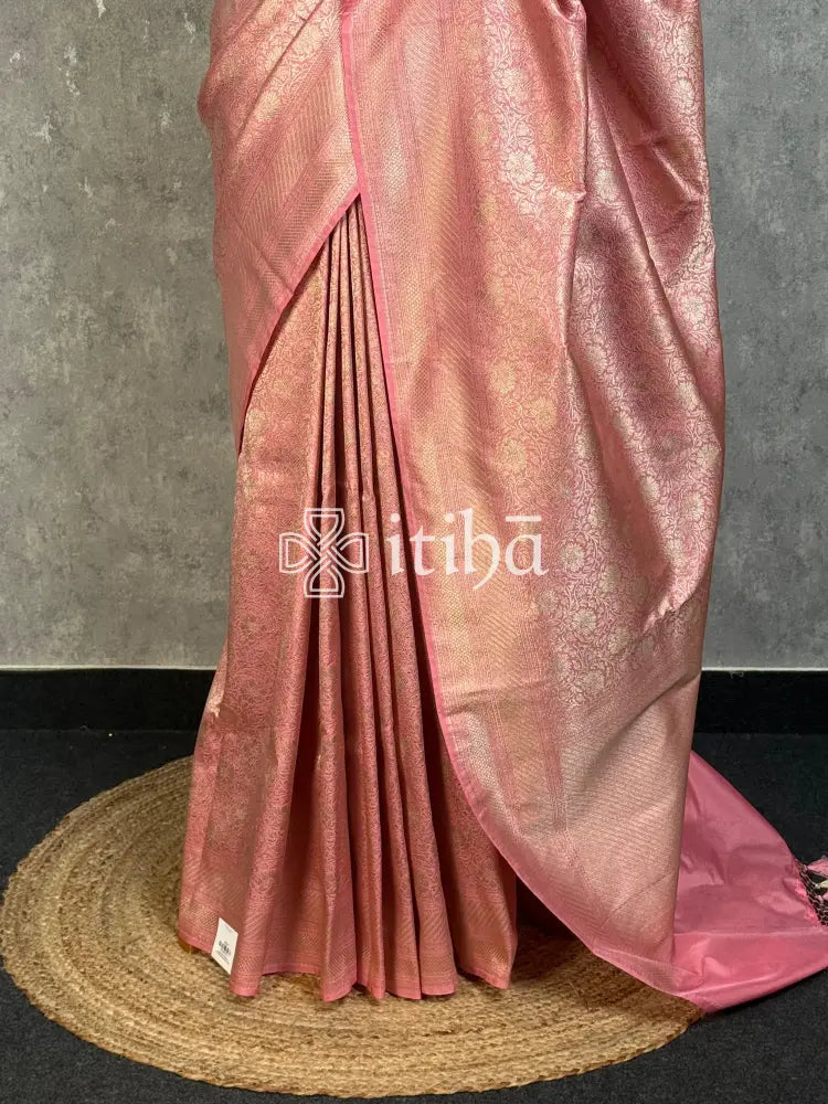 SEMI KATAN WATER ZARI BROCADE BANARASI SAREE